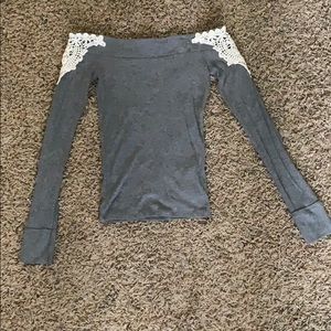 Hollister off the shoulder top